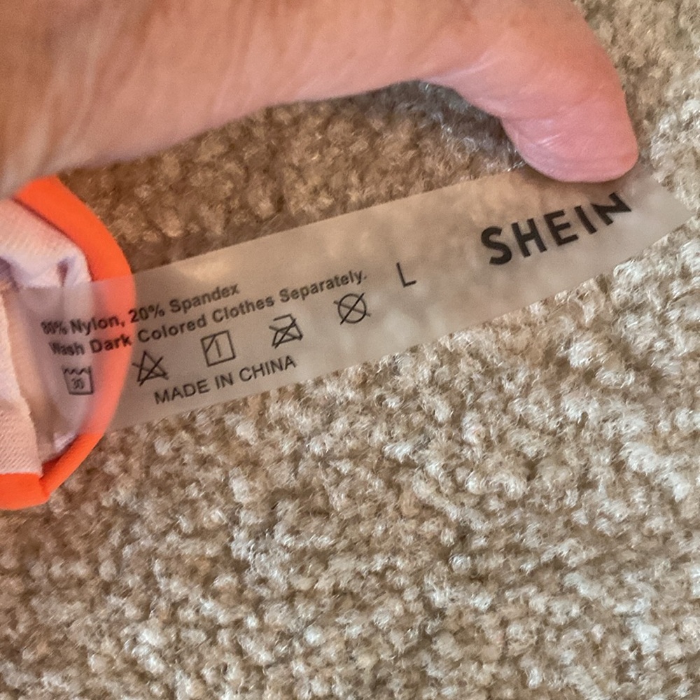 Shein size large bikini orange and light peach - Picture 4 of 5